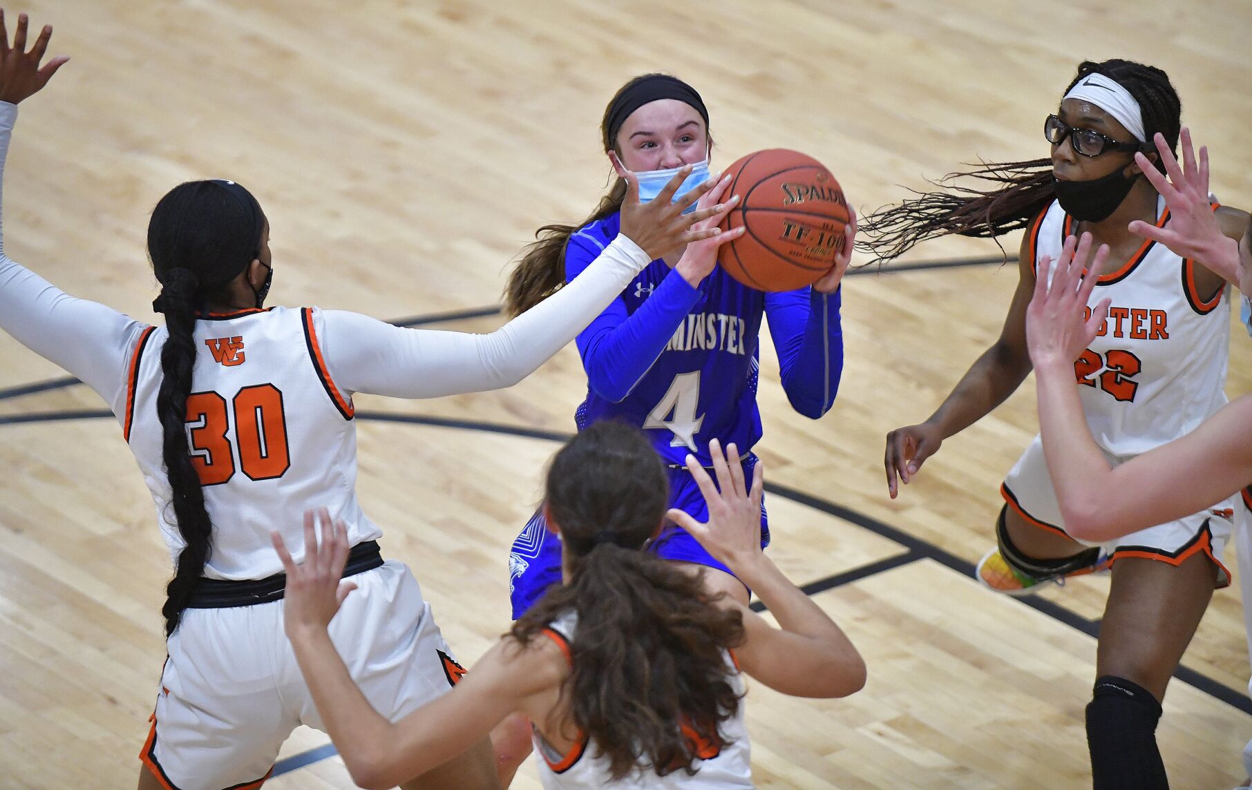 Westminster vs Webster Groves at Visitation Christmas Tournament